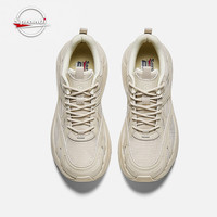 SprandiSprandi斯潘迪甜甜圈系列丨软底舒适休闲鞋女厚底时尚老爹鞋子 白垩色-6 36