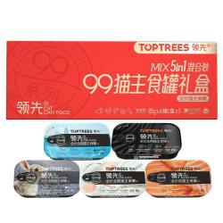 领先 主食罐头湿粮无谷全价猫粮发腮增肥龙年限定礼盒85g×30罐