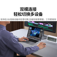 绿联（UGREEN）无线鼠标蓝牙静音人体工学适用华为苹果macbook电脑办公滑鼠 MU006-适合中小手【2.4G单模】