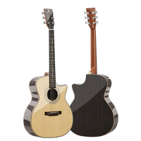 威伯 子尹云杉玫瑰木单板亮光吉他