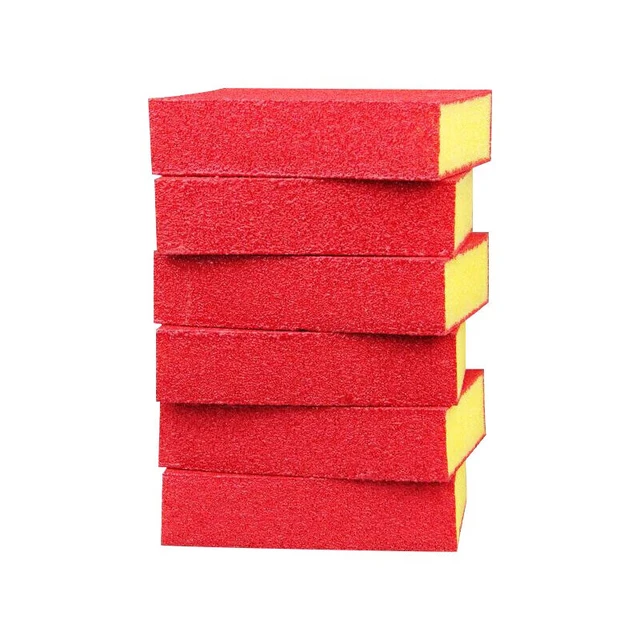 恩沃德 金刚砂海绵魔力擦 厨房清洁除铁锈擦锅纳米金刚砂海绵擦 小腰金刚砂(10*8*3cm)6块 金刚砂