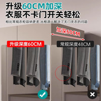 衣柜家用卧室全实木简易组装柜子出租房用儿童大衣橱