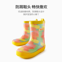 泰兰尼斯荷说系列秋季新款儿童雨鞋雨靴轻盈男童防水鞋女童踩水鞋