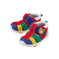 MIKIHOUSE宝宝学步凉鞋男童女童夏季涉水鞋镂空透气婴幼儿童鞋 红&藏蓝二段 内长15cm