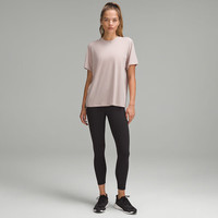 lululemon丨Jersey 女士训练平纹针织短袖 T 恤 LW3HQUS 自适应粉红色 10