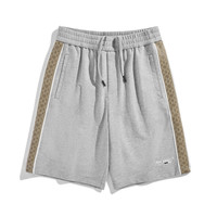 太平鸟男装 运动中休闲时尚短裤男B1GNC2343 白色 XXXXL