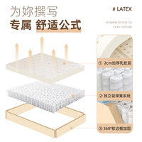 AIRLAND/雅兰 加厚 乳胶床垫 独立弹簧垫