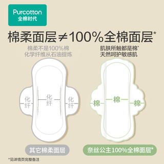  Purcotton/全棉时代 全棉表层 卫生巾  42cm*42片 420mm