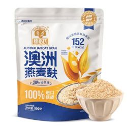 穗格氏 高纤澳洲进口燕麦麸皮  0糖 450g*2袋