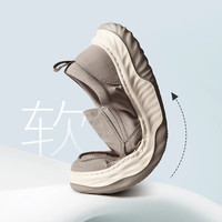 CAMEL骆驼服饰|「凉感防泼水」男休闲鞋舒适耐磨防滑透气父亲节 【系带款】黑色 43