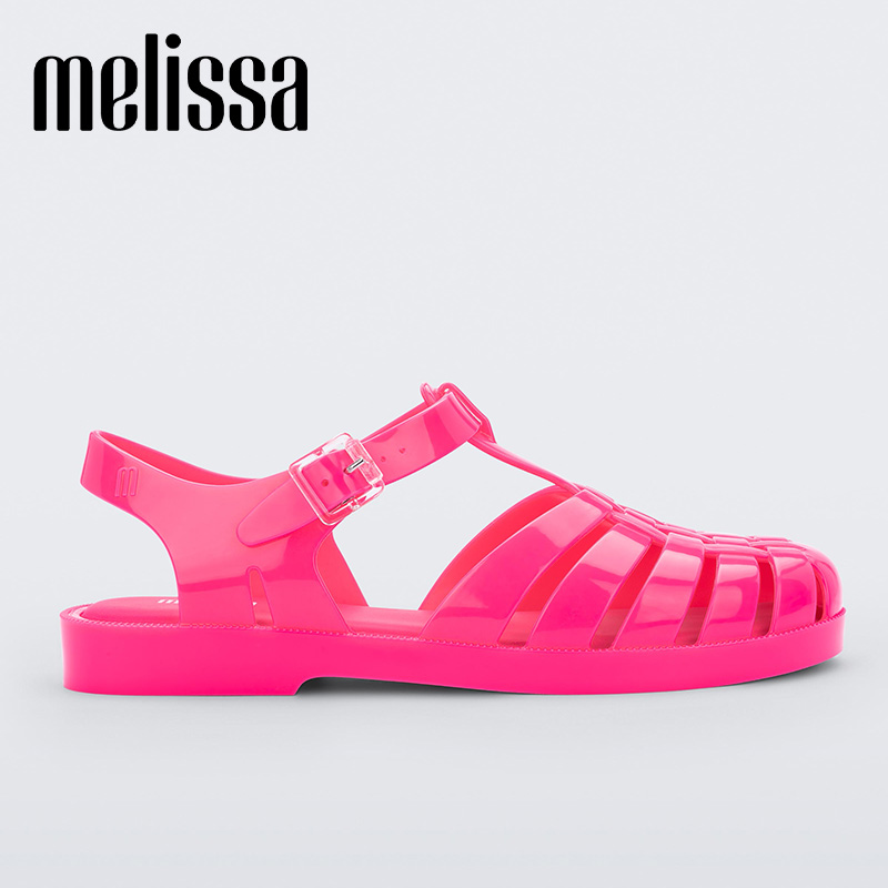 MelissaMelissa梅丽莎女款夏季外穿果冻罗马鞋平底水晶凉鞋32408
