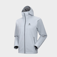 KAILASAERO傲云冲锋衣男FILTERTEC 3L防水轻量越野跑山训练夹克 以太蓝 XS