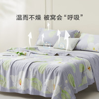 罗莱生活 LUOLAI 罗莱生活 LUOLAI  W-辽安青丝·莱赛尔棉蚕丝水洗夏被-繁花初夏灰色200*230 A类可水洗莱赛尔天丝蚕丝夏被-灰 200*230cm