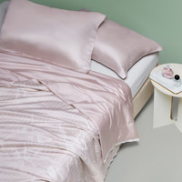 罗莱生活 LUOLAI 罗莱生活 LUOLAI  W-辽安青丝·莱赛尔棉蚕丝水洗夏被- 雨后初晴150*215 A类可水洗兰精天丝蚕丝夏被-粉 150*215cm