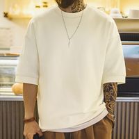 马登 MADEN工装美式休闲宽松棉Cityboy短袖日系落肩垂感透气半袖男春夏