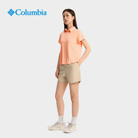 Columbia哥伦比亚户外25春夏女子钓鱼系列吸湿速干短袖POLO衫FL2697 807 XL (170/92A)