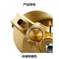 SHIMANO 禧玛诺23款鼓轮OCEA CONQUEST小金轮数显慢摇轮铁板轮近海渔线轮 201HG 左手型