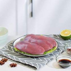 华英 精切去皮鸭胸肉 1kg