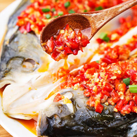 好余轩湖北特产剁椒鱼头640g*2半成品胖头鱼加热即食餐饮鲢鱼头商用 640g剁椒鱼头*4袋(可备注口味)