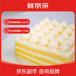 鲜京采 鲜奶油芝士蛋糕 6寸 400g