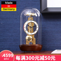 赫姆勒 Hermle 德国赫姆勒原装进口现代简约机械座钟台钟客厅装饰钟创意艺术摆件 23018-030791