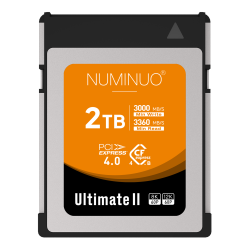努米诺 CFexpress TypeB4.0存储卡适用尼康Z8Z9视频稳定高速连拍橙卡二代1TB
