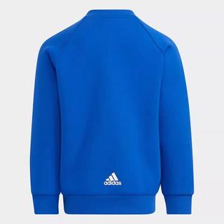 阿迪达斯 adidas小童圆领时尚运动舒适透气圆领休闲套头卫衣日常经典百搭上衣
