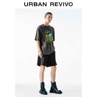  URBAN REVIVO 童趣印花 男士短袖T恤