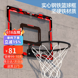 宏登 儿童篮球架壁挂式篮球框投篮机小篮筐男孩球类玩具3-6岁六一礼物