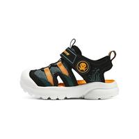 SKECHERS/斯凯奇 透气 儿童凉鞋 黑色/橄榄色 21