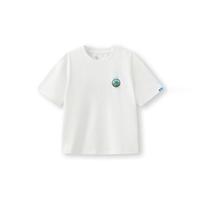 功能运动24夏凉感生物基透气舒适男童女童T恤山峰印花