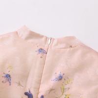 【国风高级感旗袍裙】女童25中大童夏装儿童汉服裙儿童连衣裙