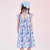 【高级感小飞袖吊带裙】女童春夏装中大童甜美公主裙裙子