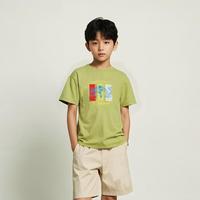 马卡乐 MarColor【纯棉透气】25年夏季男女童儿童短袖舒适T恤薄