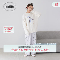 Gelato pique 女睡裤企鹅薄款系带长裤 PWCP245244