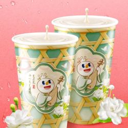茉莉奶白 蜜雪冰城 茉莉奶绿 2杯京东闪送