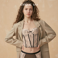  Creme Su 法式刺绣 女士胸衣