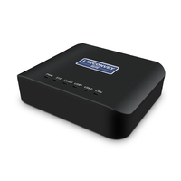 蓝阔 LANCONVEY PS211UW打印服务器支持两台USB打印机网络共享器手机远程云打印电脑扫描USB设备共享云盒子