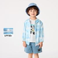 迪士尼IPUPF50+儿童防晒衣男童女童夏装薄款满印连帽外套