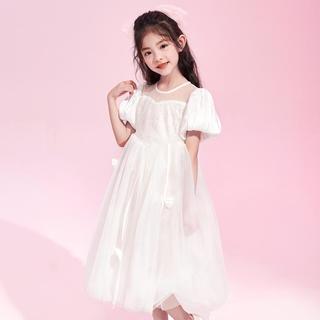 【手工珠片亮钻 晚礼服】女童连衣裙薄款春夏网纱甜美公主裙