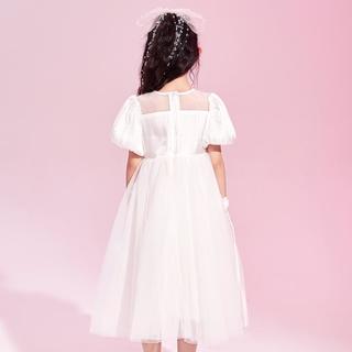 【手工珠片亮钻 晚礼服】女童连衣裙薄款春夏网纱甜美公主裙