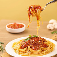 小熊驾到意大利面经典番茄肉酱烩意面黑椒牛肉意粉通心粉儿童早餐速食 番茄肉酱意面215g 3袋