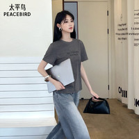  PEACEBIRD/太平鸟 女士短袖T恤
