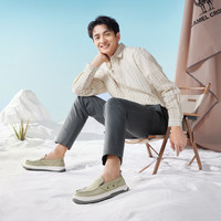 CAMEL骆驼男鞋2025夏季帆布鞋男款懒人免系带休闲鞋软底舒适运动鞋 1 40