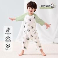  AIBEDILA/爱贝迪拉 竹棉纤维 儿童连体睡衣