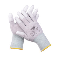 安思尔 ANSELL 48-884 PU涂指防静电手套 M尺码 透气耐磨
