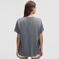 lululemon丨All Yours 女士 T 恤 *棉 LW3ES5S 太阳灰 3XS /0