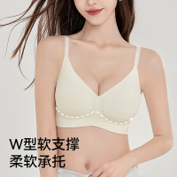 欧迪芬 内衣女无痕小胸显大聚拢防下垂遮副乳上托性感软支撑