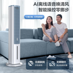 格力 等离子除菌家用空调扇语音遥控塔式冷风扇强劲制冷加湿节能