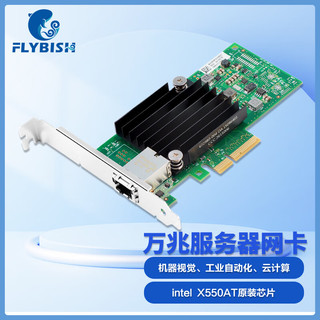  FLYBISH/昆鱼 双电口 万兆网卡